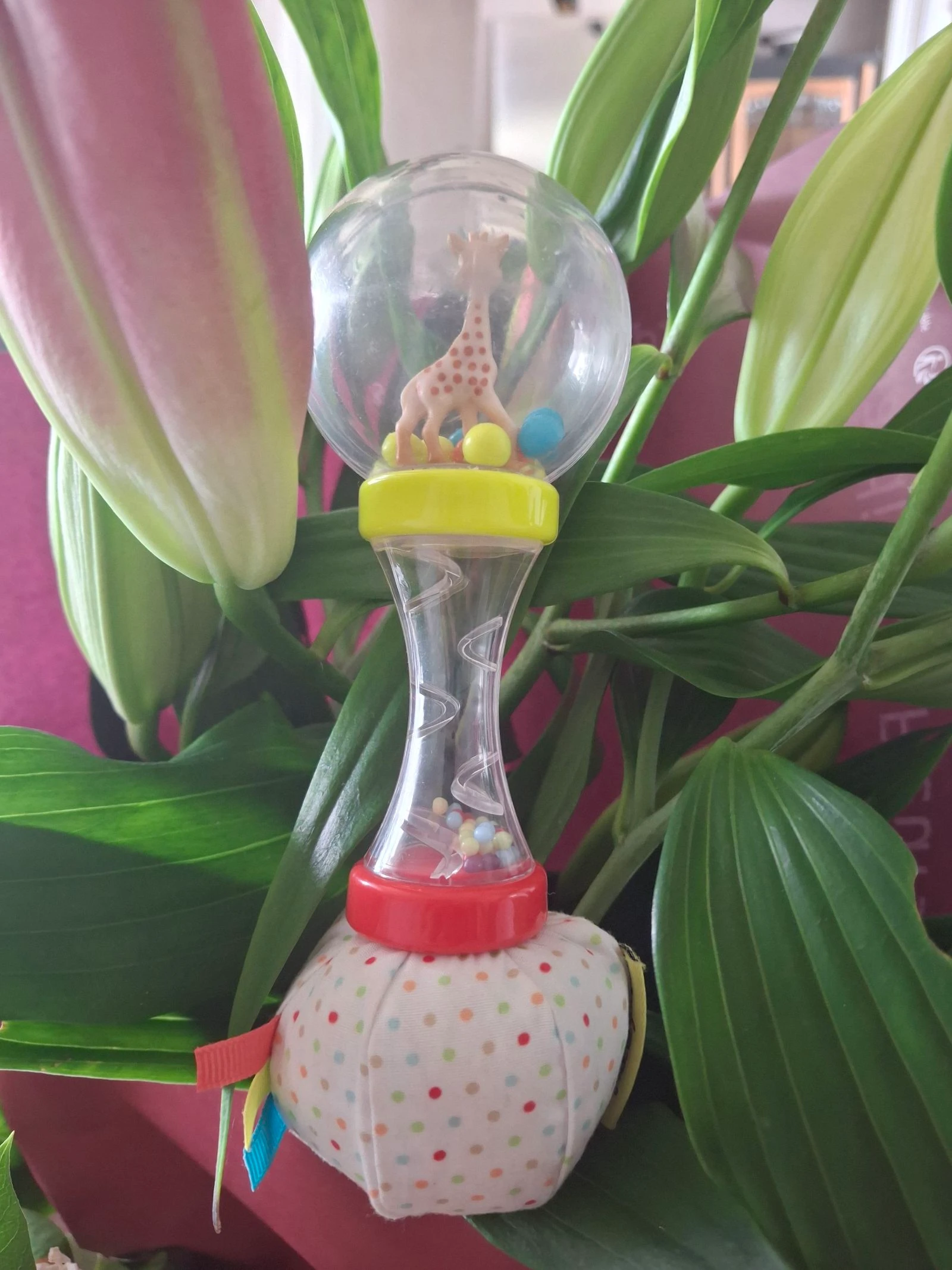Sophie the Giraffe maracas rattle brand Vulli – photo 2